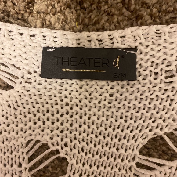 White sweater tank top size S/M - Picture 7 of 8